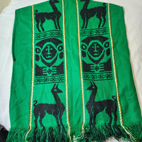 Vtg Aztec Knit Sweater Vest Ecuadorian - Picture 4 of 4